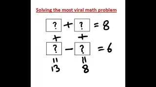 Can you solve this viral math problem ? | Pakistani Tests | NTS, GMAT, HAT, GRE