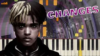 Changes - XXXTENTACION - Piano Tutorial Facil Lento - Synthesia - KeySynth