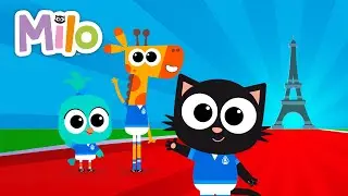 Milo could participate in the OLYMPIC GAMES! 🏋🏽 #olympicgames2024 #kidscartoon #preschool