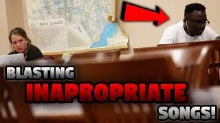 Blasting INAPROPRIATE Songs in the Library! PRANK!
