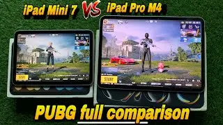 iPad Pro M4 VS iPad Mini 7 pubg (BGMI) test  