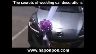 HOW TO DECORATE A WEDDING CAR?