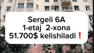 Арзон Уй!!! Сергели 6а 2/1/7 51700 Ипотека Бор