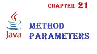Method parameters in Java - Java tutorial - w3Schools - Chapter 21 - English