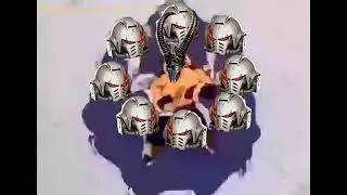 Visualized: A White Scars Space Marine fights a Drukhari Kabalite (40K Meme)