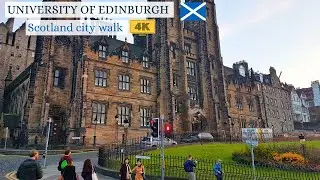 University of Edinburgh Walking Tour in 2026 | for International Students | Campus Tour in 4K.