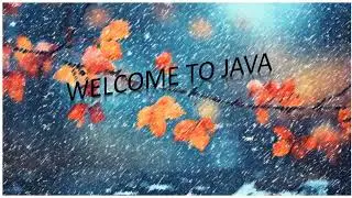 Welcome  to  JAVA coding   (welcome note)