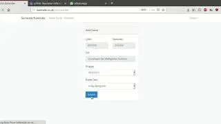 u:find Semesterkalender web app