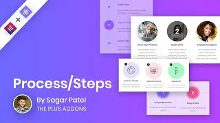 How to create Process | Step Flow | Steps | Sequence | Chain section using Elementor Widget?