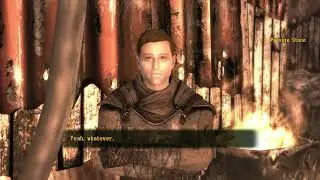 Fallout New Vegas - Listening to music and helping NCR