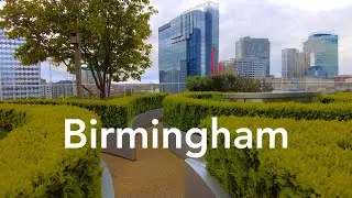 A 'windy day' on the terrace of the LARGEST Public Library in Europe | Birmingham Uk