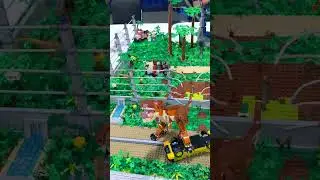 Jurassic Park Scenes in LEGO 