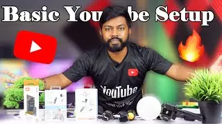 How to Build a Simple Home YouTube Studio | LESS THAN $50 YouTube Studio Setup for Beginners |Tamil