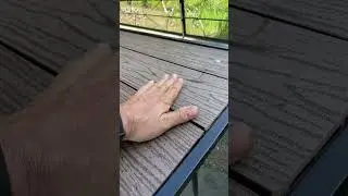Угловая лавочка и стол. Террасная доска.