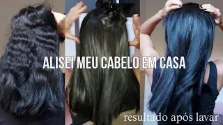 FIZ PROGRESSIVA EM CASA! Aplicação + resultado seco naturalmente ❤️