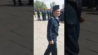 Возложение цветов. Мамаев Курган. Кадеты 82 школы