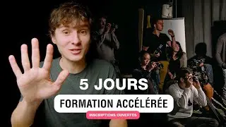 Ma formation accélérée pour vidéastes 2023 ! (5 jours) RVB