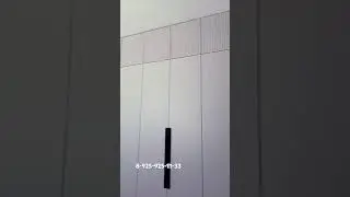 Распашной шкаф с обалденными рифленными фасадами за 7 дней. #mebel2025