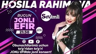 Hosila Rahimova jonli konsert dasturi 