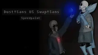 Dust!Sans VS Swap!Sans | Redraw  Speedpaint#11