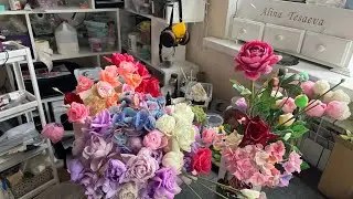 Новые букеты из #холодныйфарфор готовятся