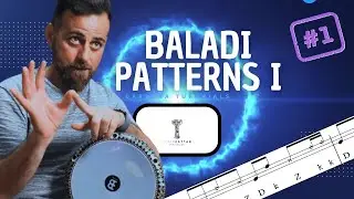 🔹DARBUKA TUTORIAL | BALADI Patterns I