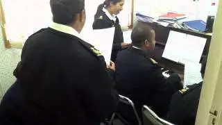 Rehearsing the "Queen" medley 5