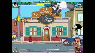 CARTOON FIGHTERS: BUTTERCUP VS SYMBIOTE HOMER SIMPSON