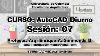 SESIÓN 07   Clase Grabada AutoCAD DIURNO