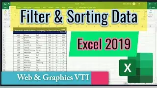 How to create filter and sorting data | Running filter multiple columns in Microsoft Excel 2019