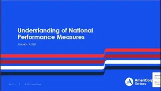 Understanding the National Performance Measures- FGP and SCP (1/19/22)