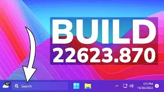 New Windows 11 Build 22623.870 – New Search Box on the Left, Task Manager Button and Fixes (Beta)