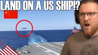 Royal Marine Reacts To A Chinese Fighter Jet TRIES to Land on a US Aircraft Carrier!