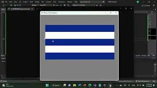 How to code Cuba National Flag by using Turtle Graphic
