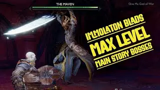 Max Level Immolation Blades Build 🔥 All Oath Guard And Story Boss | Maxed Kratos | Gow Ragnarok