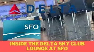 (Score: 7.5/10) Delta Sky Club Lounge at SFO (Aug 2022) AMEX Platinum benefit (Must be flying Delta)