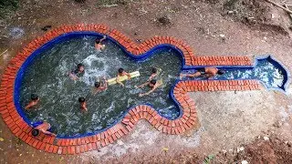 Build swimming pool underground model guitar-part 1