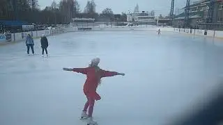 Фигурное катание - тренируем волчок