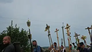 Шестой день Почаевского крестного Хода