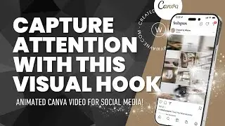 Try this VISUAL HOOK for SOCIAL MEDIA ENGAGEMENT ⭐️ Canva Tutorial ⭐️
