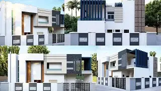 Modern House Design |10 Marla Corner  House Floor Plan With 3D Elevation | Architecture House Design