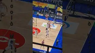 Nicolo Melli denied Zagars #fiba #basketball #italy #forward #center #fenerbahçe