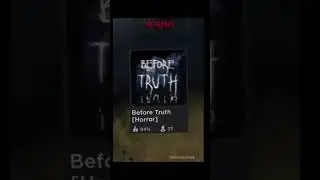 Want to play a horror game #roblox #edit #horrorgaming