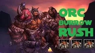 Orc Burrow Rush with Beastmaster | Warcraft Reforged Beta (Orc vs Orc) | DE Version