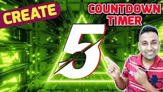 Countdown Timer Tutorial: Create Your Own || Countdown Timer Animation || 5 Second Countdown Timer