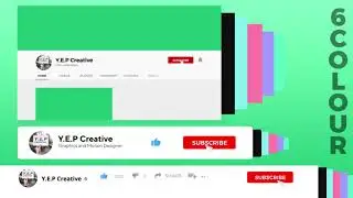 Youtube Like and Subscribe Animation - 4 Animation - 6 Colour