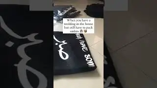 Packing orders in the middle of a wedding week #shorts