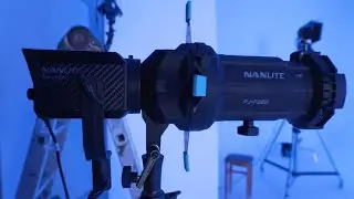 Arbeiten mit dem NANLITE Projektions-Vorsatz PJ-FZ60 für die LED-Studioleuchte FORZA 60