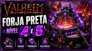 VALHEIM | ASHLANDS FORJA PRETA NÍVEL 4 E 5