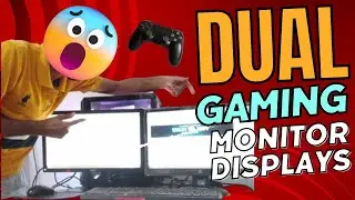 Dual monitor setup windows 10 | dual monitor gaming | dual monitor gaming pc | dual monitor stand